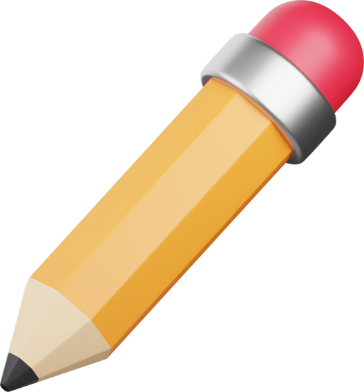 Pencil 3D Icon