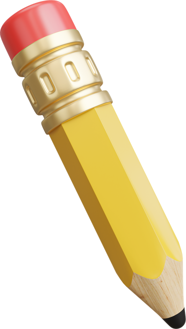 pencil 3d minimal.